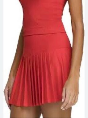 Wilson Bright Red Athletic Tennis Skirt